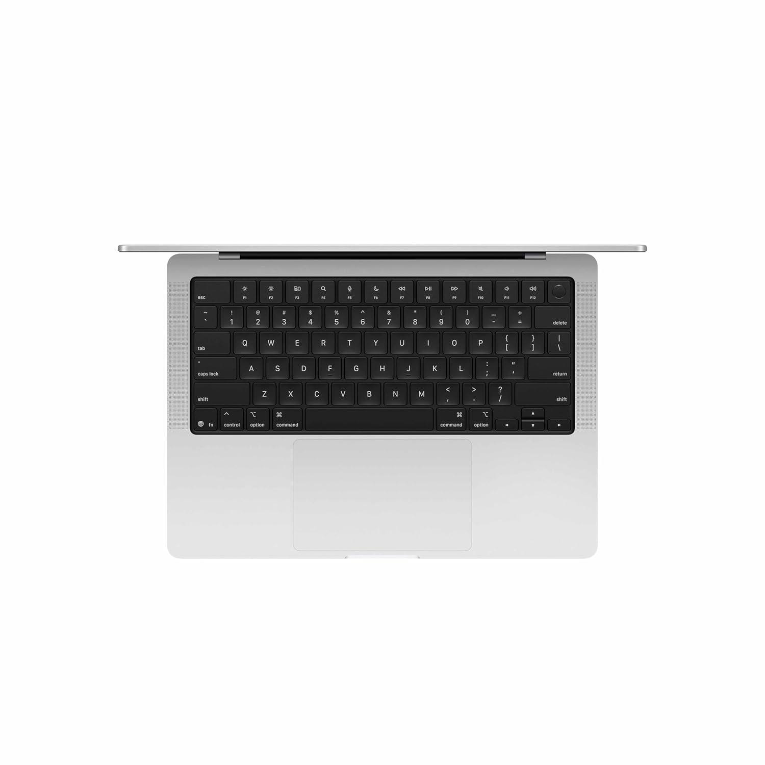 Apple MacBook Pro M5 keyboard and trackpad